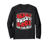 Annonce de Grossesse Mignonne Berry Sweet Baby on The Way Manche Longue