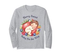 Annonce de Grossesse Mignonne Berry Sweet Baby on The Way Manche Longue