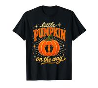 Annonce de Grossesse Mignonne Petite Citrouille Halloween Party T-Shirt