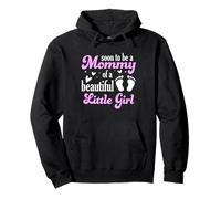 Annonce de Grossesse Mom to Be Little Girl Sweat à Capuche