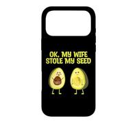 Annonce de Grossesse OK My Wife Stole My Seed Avocat Coque pour iPhone 17 Pro Max