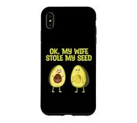 Annonce de Grossesse OK My Wife Stole My Seed Avocat Coque pour iPhone XS Max