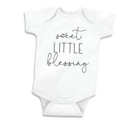 Annonce de grossesse pour b b fille Bump and Beyond Designs pour grands-parents Justaucorps Sweet Little Blessing Blanc 0-3 mois