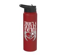 Annonce de grossesse pour Halloween : « Skelly in Belly » Stainless Steel Insulated Water Bottle