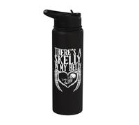 Annonce de grossesse pour Halloween : « Skelly in Belly » Stainless Steel Insulated Water Bottle