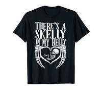 Annonce de Grossesse pour Halloween : « Skelly in Belly » T-Shirt