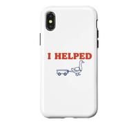 Annonce de Grossesse pour Les Hommes I Helped Silly Goose Coque pour iPhone X/XS
