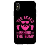 Annonce de Grossesse pour Nouveau Papa La Barbe derrière la Bosse Coque pour iPhone X/XS