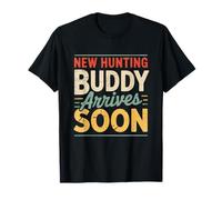 Annonce drôle de grossesse d'un nouveau compagnon de chasse à venir bientôt T-Shirt