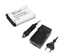 Annonce en kit : haute performance Caméra Batterie Li-ion + Chargeur de batterie avec adaptateur allume-cigare compatible pour SONY CYBERSHOT RX100 RX-100 remplace NP-BX1 npbx1 NP-R45 BX 1