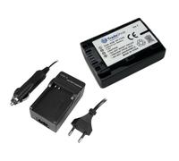 Annonce en kit : haute performance Caméra Batterie Li-ion + Chargeur de batterie avec adaptateur allume-cigare pour Sony hxr-1P Alpha A MC-290 A-390 A - 230 A 330 A de 380 remplace NP-FP30 NP-FP50 FP51 fp60 Fp61 Fp70/FP71 fp90 fp91 NP-FH30 FH40
