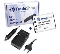 Annonce en kit : haute performance Caméra Batterie Li-ion + Chargeur de batterie avec adaptateur voiture pour Traveler XS-70 XS-80 XS à 400 XS-4000 SW de 12 Touch One UW8 Maginon Super Slim XS80 XS-5370 80 Voigtlander Vito 65 DS