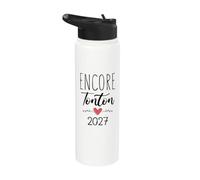 Annonce Encore Tonton 2027 Humour Tu Vas Encore Être Tonton Stainless Steel Insulated Water Bottle