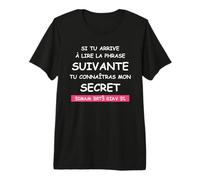 Annonce Grand mère J'Ai Un Secret Je Vais être Mamie T-Shirt Haut de Gamme