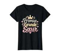 Annonce Grande sœur Couronne et cœurs T-Shirt