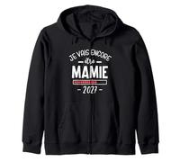 Annonce Grossess Grand Parent Je Vais Encore Être Mamie 2027 Sweat à Capuche