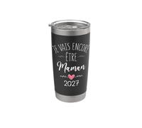 Annonce Grossesse 2ème Bébé - Je Vais Encore Être Maman 2027 Gobelet isotherme en acier inoxydable double paroi