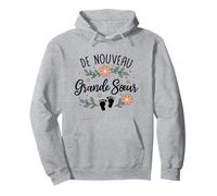 Annonce Grossesse 3eme Enfant De Nouveau Grande Sœur 2026 Sweat à Capuche
