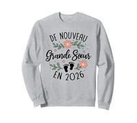 Annonce Grossesse 3eme Enfant De Nouveau Grande Sœur 2026 Sweatshirt