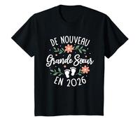 Annonce Grossesse 3eme Enfant De Nouveau Grande Sœur 2026 T-Shirt