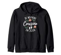 Annonce Grossesse Encore Cousine 2026 Naissance 2eme Enfant Sweat à Capuche