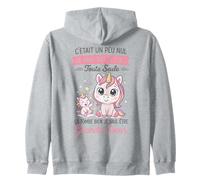Annonce Grossesse Fille Cadeau Future Grande Sœur Licorne Sweat à Capuche