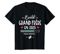 Annonce Grossesse Futur Grand Frère Bientôt Grand Frère 2025 T-Shirt