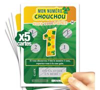 Annonce Grossesse, Lot de 5 Cartes à gratter Mon numéro Chouchou, on va Avoir Un bébé, idée Cadeau, Jeu de grattage