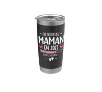 Annonce Grossesse Maman 2eme Bébé - De Nouveau Maman 2027 Gobelet isotherme en acier inoxydable double paroi