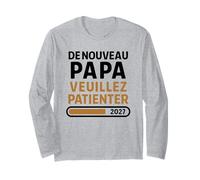 Annonce Grossesse Papa 2eme Bébé - De Nouveau Papa 2027 Manche Longue