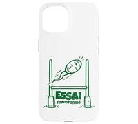 Annonce Grossesse Sport Humour Baby Shower Rugbyman Sportif Coque pour iPhone 15