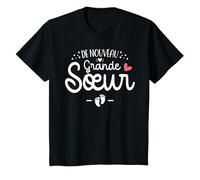 Annonce Naissance 3ème Bébé 2024 De Nouveau Grande Sœur T-Shirt