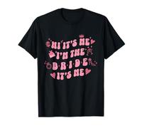 Annonce rétro Vintage Bubbly Hi It's Me I'm The Bride T-Shirt