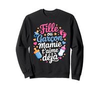 Annonce Sexe Bebe Baby Shower Mamie Bebe Fille Ou Garcon Sweatshirt