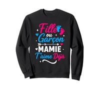 Annonce Sexe Bebe Baby Shower Mamie Bebe Fille Ou Garcon Sweatshirt