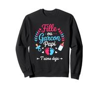 Annonce Sexe Bebe Baby Shower Papi Bebe Fille Ou Garcon Sweatshirt