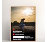 Annoncea Affiche personnalisée Netflix avec votre texte et votre photo | Poster personnalisée couple | Fait en France | Idée cadeau couple