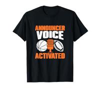 Annonceur activé par la Voix Un diffuseur Sportif Sportscaster T-Shirt