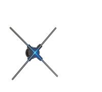 Annoncez 52cm 3d Hologramme Fan Projecteur, Hd Led Lampe Holographique Lecteur de la publicité à distance Images Vidéo