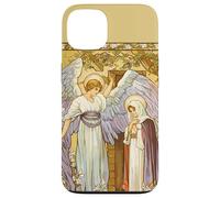Annonciation Sainte Mère Marie St Gabriel Luke Catholique Coque pour iPhone 13