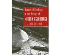 Annotated Readings in the History of Modern Psychology by C. James Goodwin Paperback Book C. James Goodwin (Auteur)