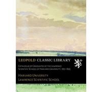 Announcement Of The Lawrence Scientific School Of Harvard University