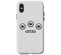 Annoyed Alien Grey Perruche Fuggler Face Coque pour iPhone X/XS
