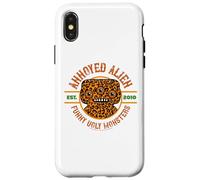Annoyed Alien Léopard Perruche Fuggler Funny Ugly Monster Coque pour iPhone X/XS