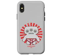 Annoyed Alien Perruche Fuggler Rétro Texte Japonais Coque pour iPhone X/XS