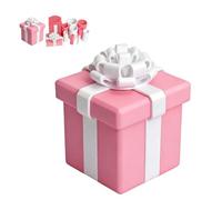 Annoyin g Nested Screw Gift Box, Boîte cadeau originale Gag Boîte cadeau, Boîte cadeau nerveuse 3D Annoyin g Boîte cadeau, Really Annoy PresentBox pour anniversaire, vacances, Saint-Valentin (rose)