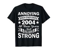 Annoying Each Other Since 2004 Cute Year Wedding Anniversary T-Shirt