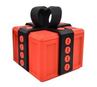 Annoying Gift Box, 3D Annoying Gift Box with Screws, Gag Gift Box, Prank Screw Boxes, Puzzle Gift Box, Desktop Gift Box Decorations, Funny Novelty Gift for Friends, Family, Co-workers (Red+Black)