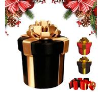 Annoying Gift Box | Boîte-cadeau de plaisanterie, boîte-cadeau imbriquée ennuyeuse avec vis, emballage-cadeau de plaisanterie drôle pour l'anniversaire, Noël et jeu de fête amusant (Noir)