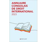 Annuaire Congolais De Droit International - Edition 2022
